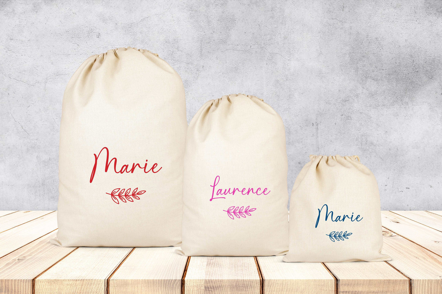 Sac de rangement, Pochon personnalisé, Sac à cordons