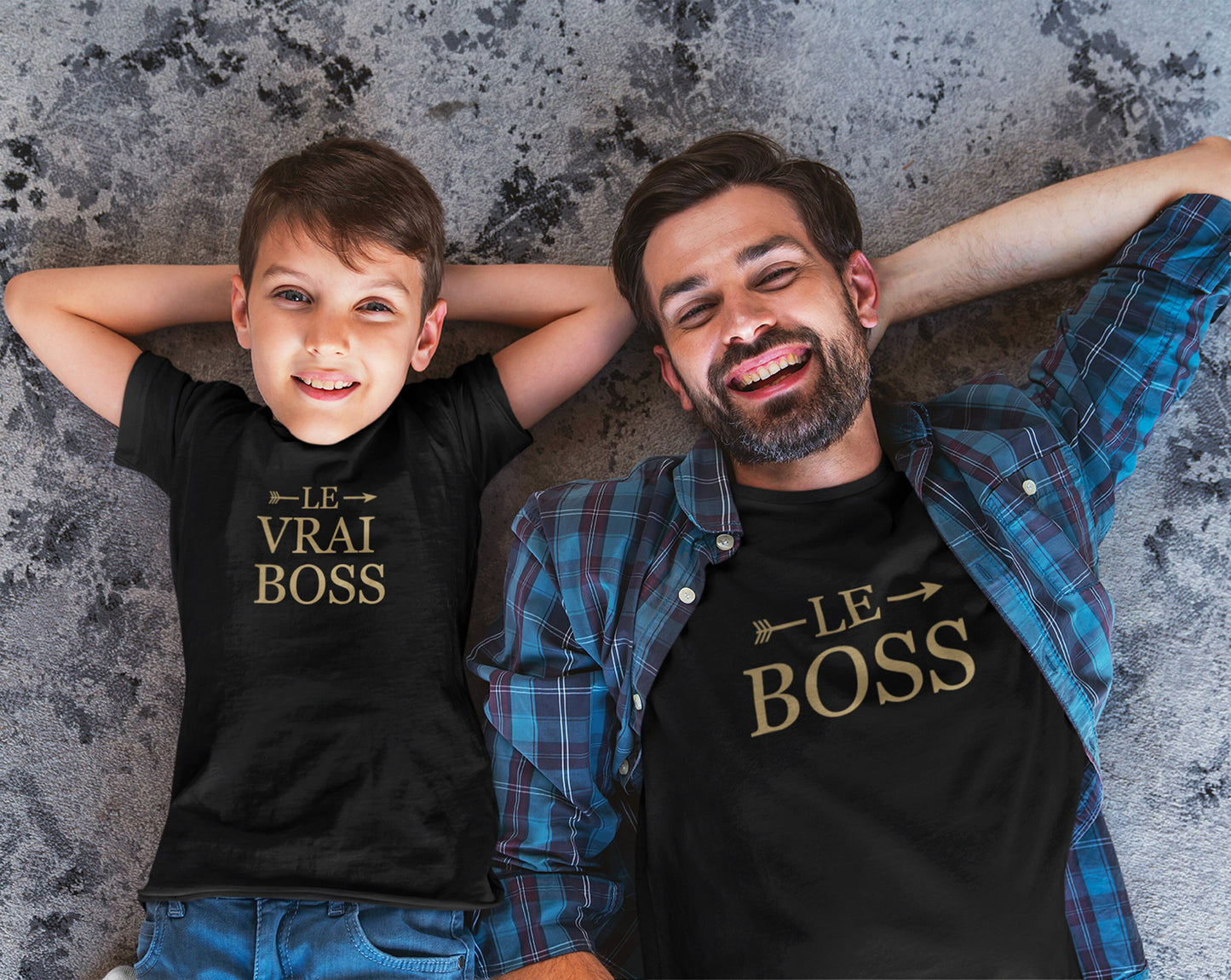 T-shirt pour papa, Papa bébé assorti, Cadeau naissance papa