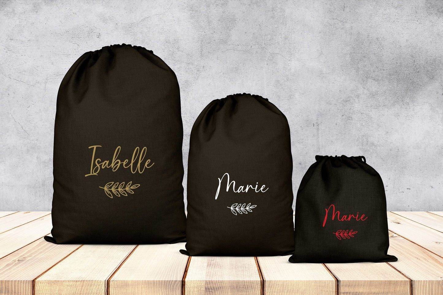 Sac de rangement, Pochon personnalisé, Sac à cordons