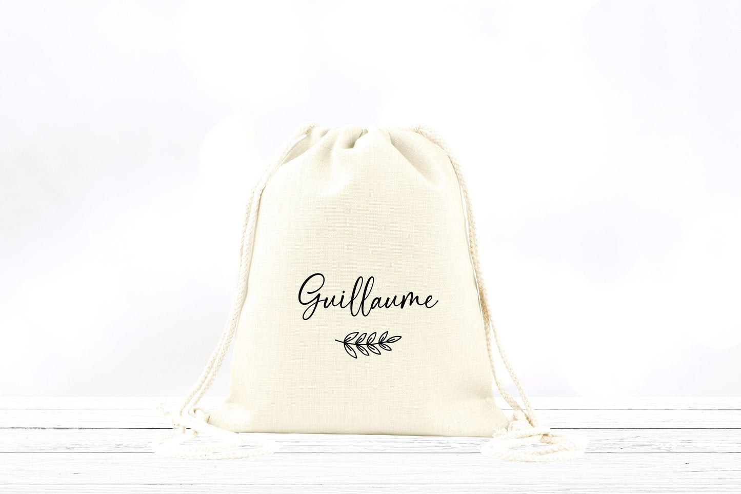 Sac à dos à cordon, Sac à dos personnalisé prénom, Sac à dos enfant,