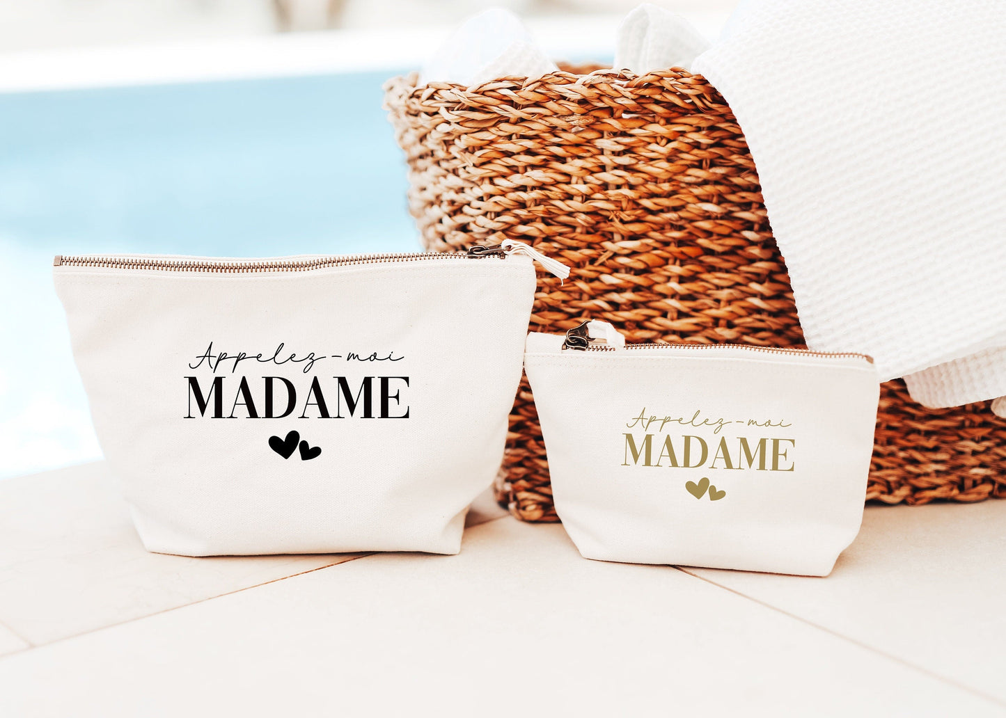 Trousse de mariage, Pochette mariage, Appelez moi madame, Accessoire mariée