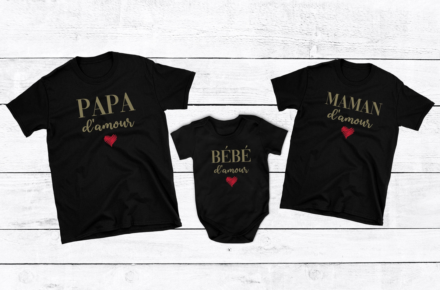 T-shirt famille assorti, Ensemble famille, Cadeau famille