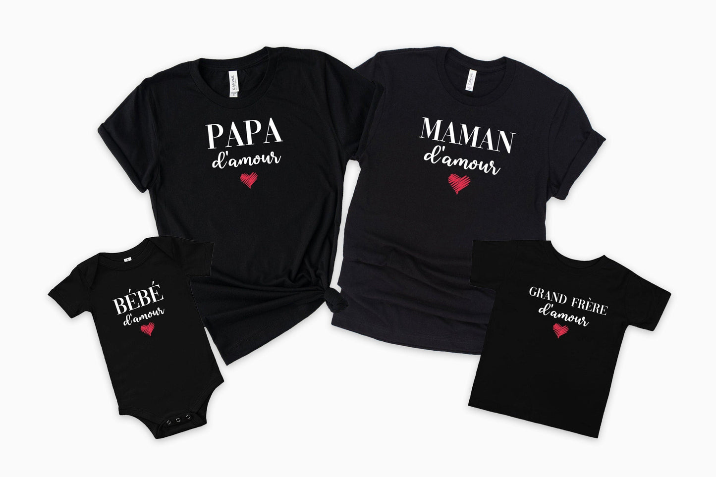 T-shirt famille assorti, Ensemble famille, Cadeau famille