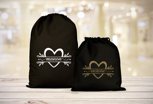 Sac de rangement, Pochon personnalisé, Sac à cordons