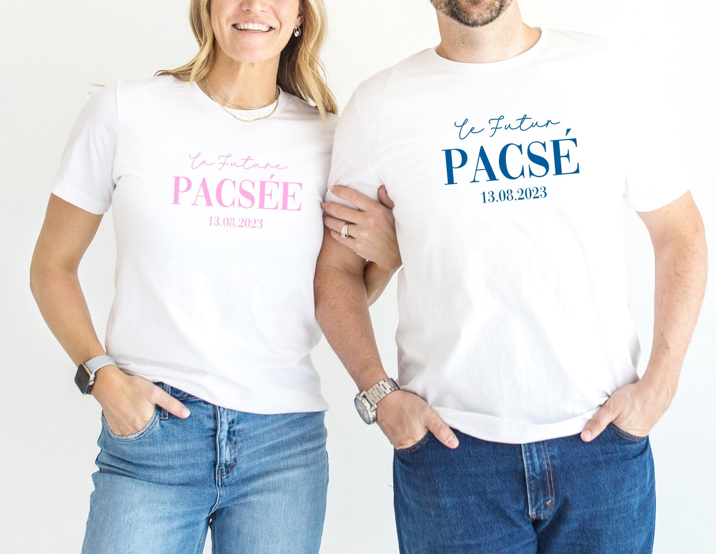 T-shirt de couple assorti, Couple Pacsé, Cadeau Pacs, Futur Pacsé