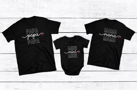 T-shirt famille assorti, Ensemble famille, Cadeau famille