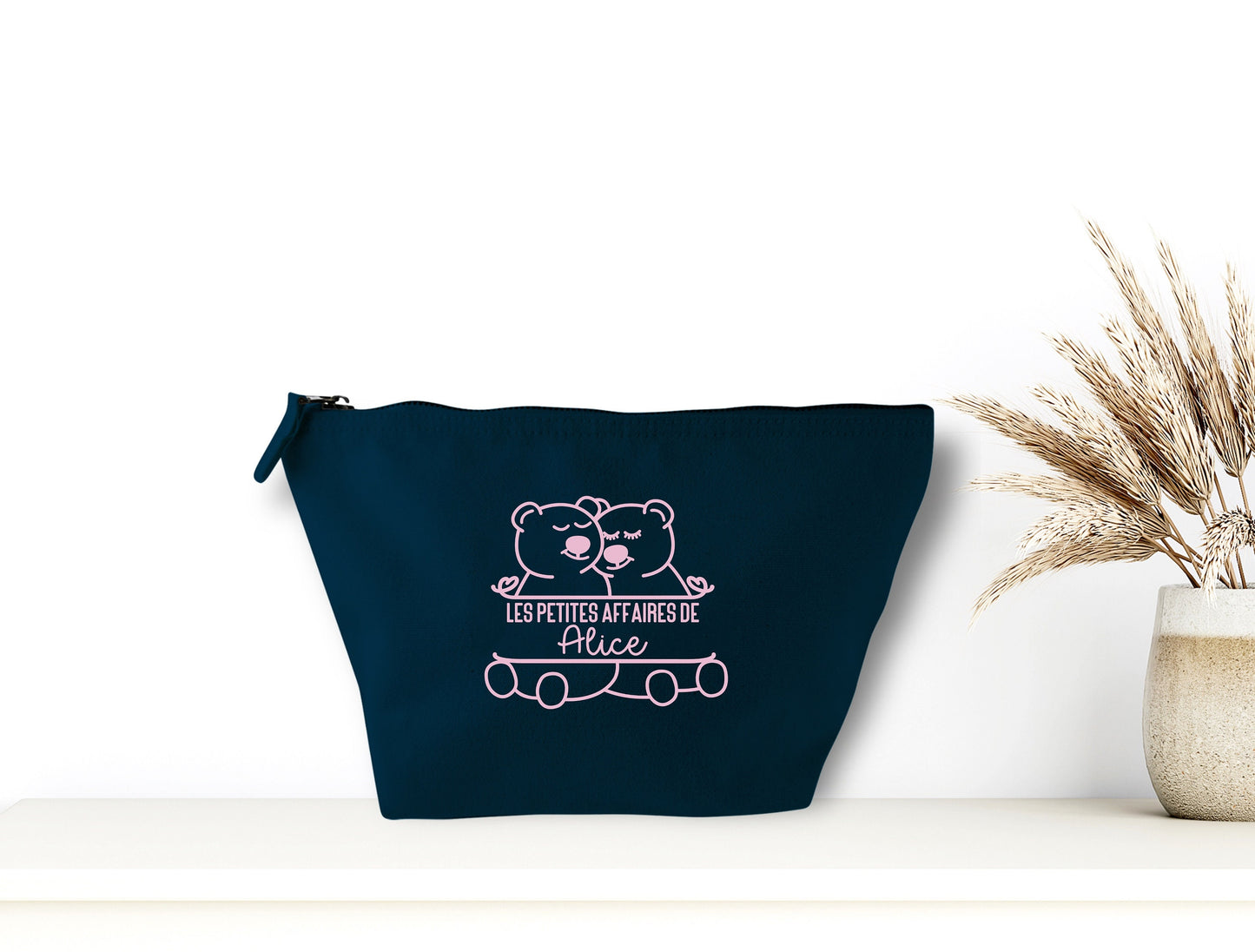 Trousse Ourson, Trousse personnalisé enfant, Trousse enfant prénom