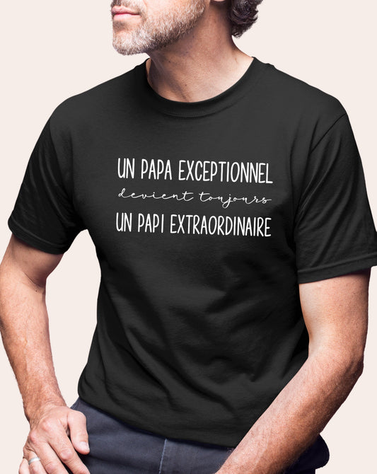 T-shirt annonce grossesse, T-shirt pour grand père