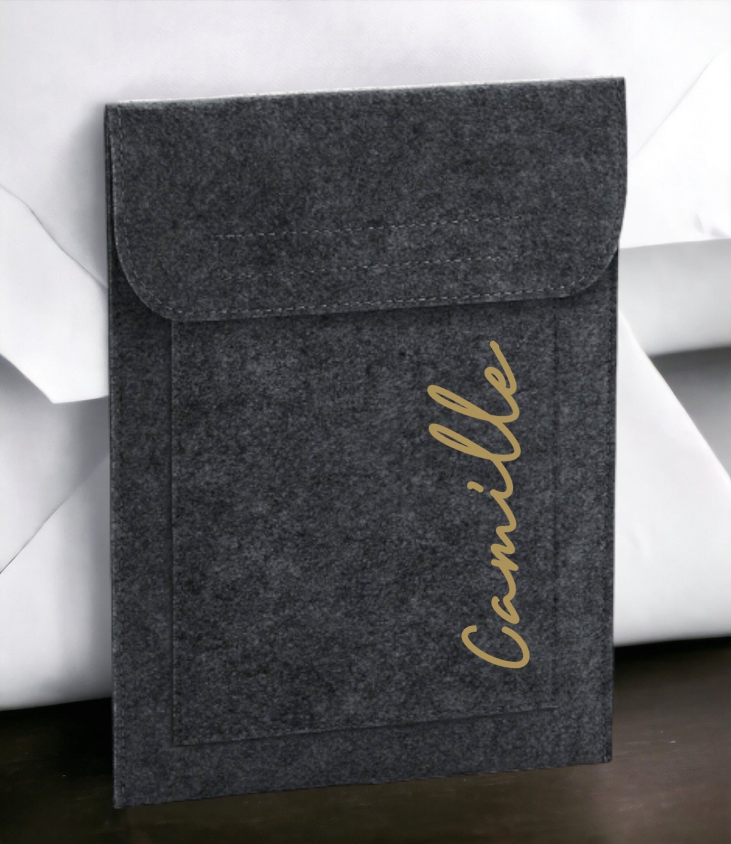 Housse personnalisé en feutrine, Housse tablette, Etui liseuse