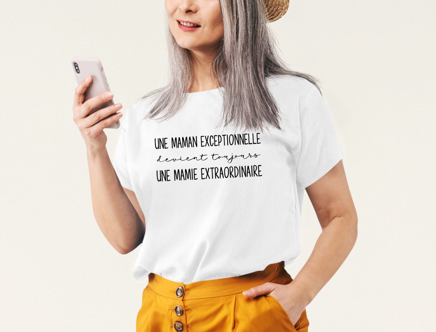 T-shirt annonce grossesse, Future grand mère, Bientôt mamie