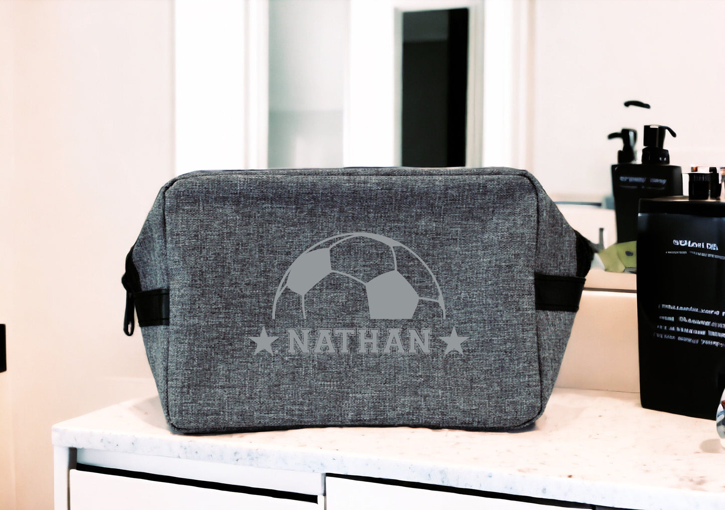 Trousse Toilette Homme, Trousse sport football personnalisée