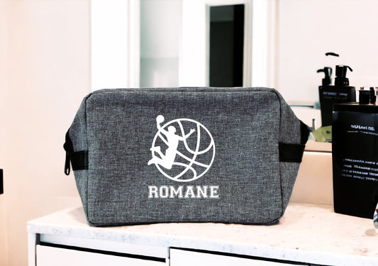 Trousse Toilette Homme, Trousse sport basketball personnalisée