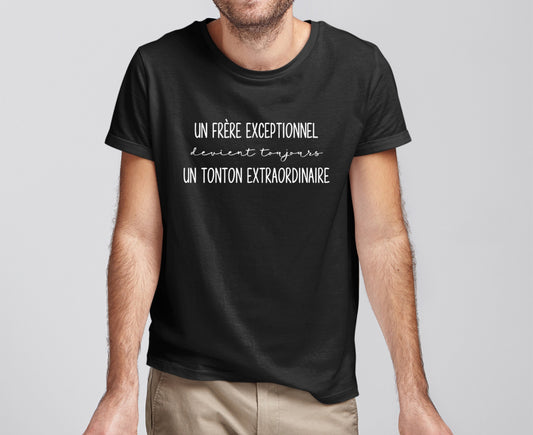 T-shirt annonce grossesse, Bientôt Tonton, Idée cadeau naissance