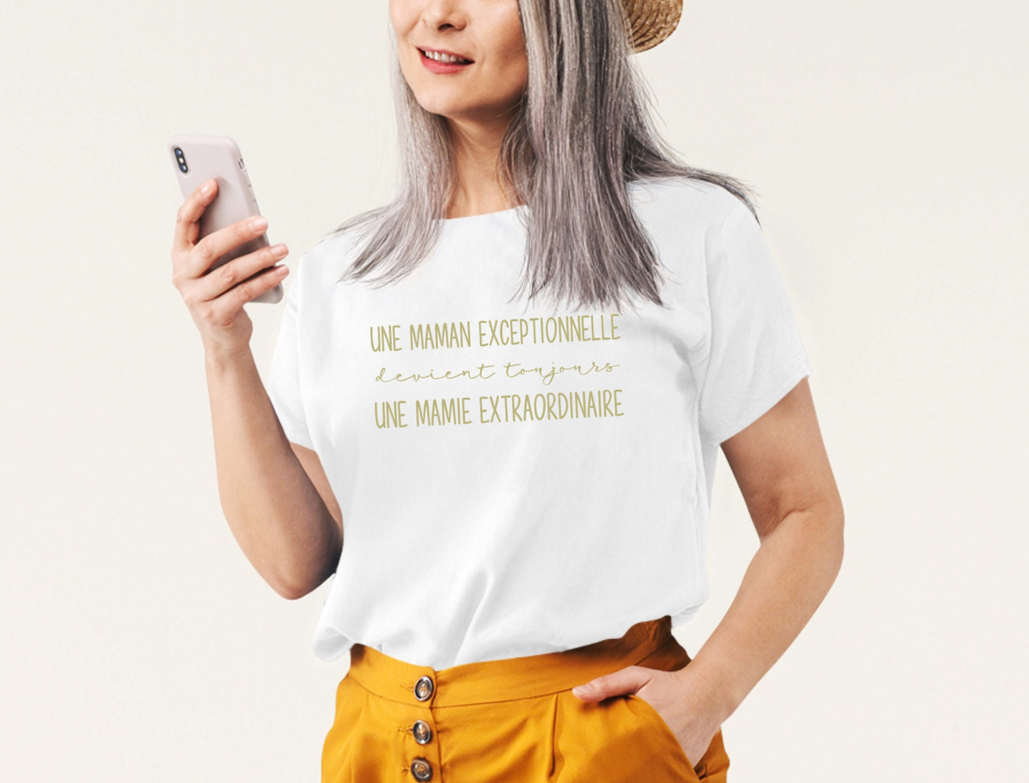 T-shirt annonce grossesse, Future grand mère, Bientôt mamie