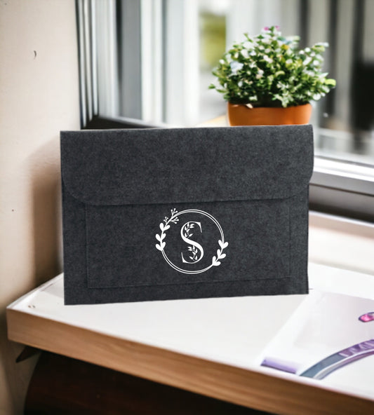 Housse personnalisé en feutrine, Housse ordinateur, Porte-documents, Pochette en feutre