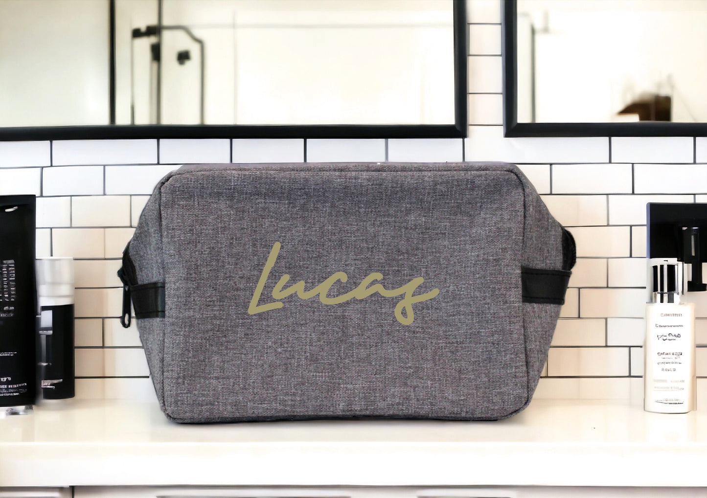 Trousse Toilette Homme, Trousse personnalisée