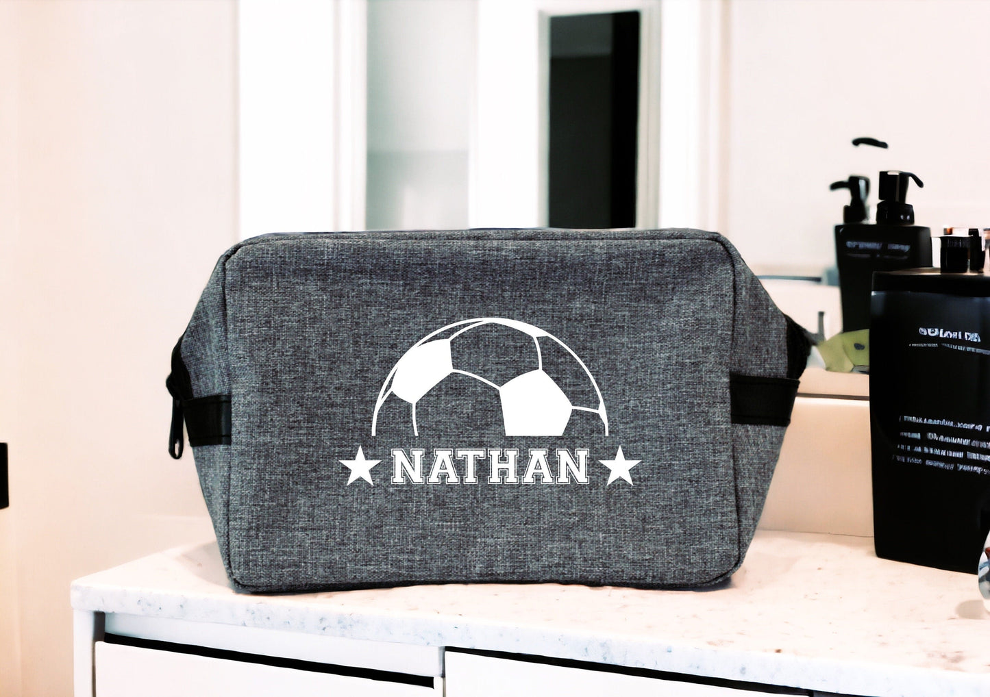 Trousse Toilette Homme, Trousse sport football personnalisée