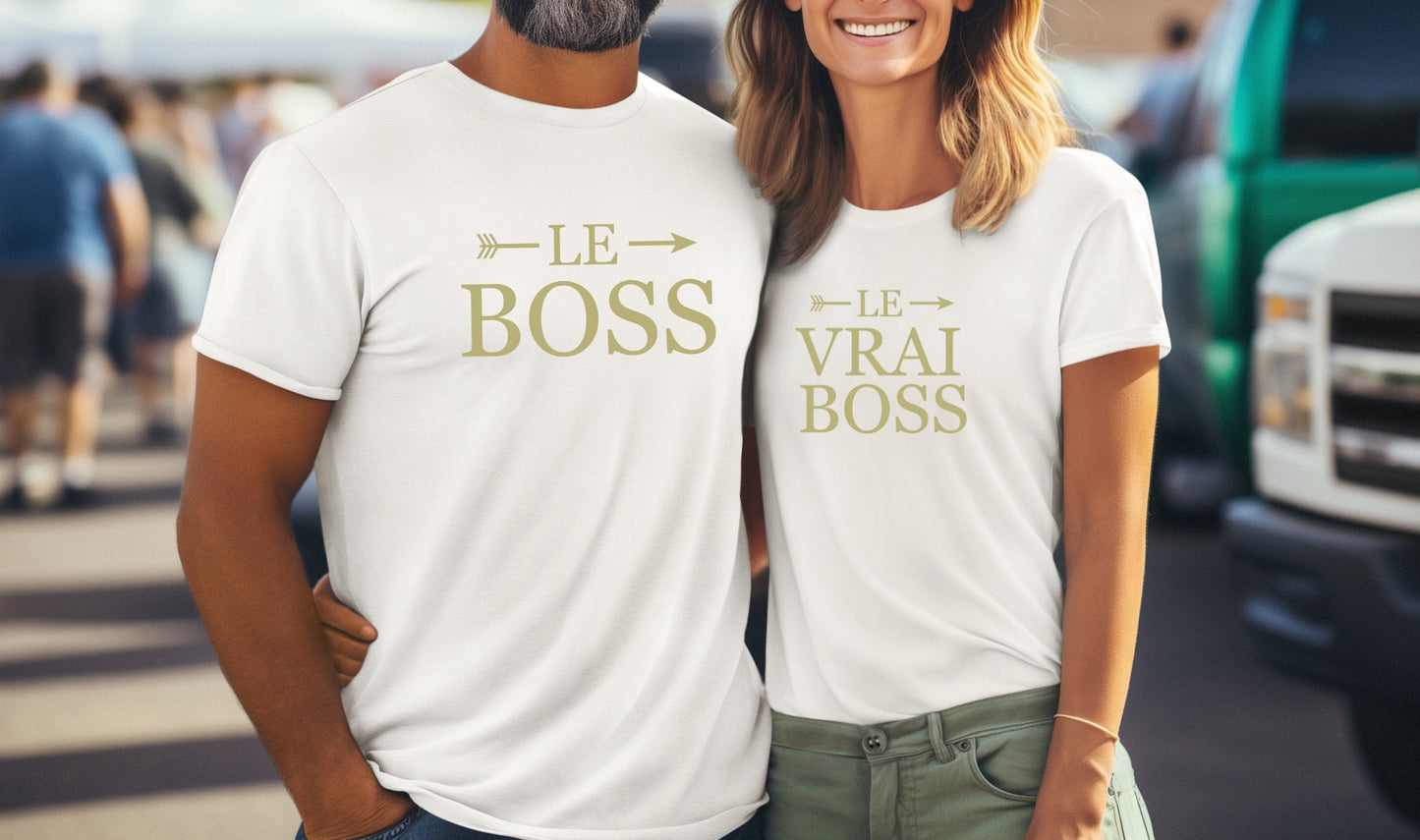 T-shirt de couple assorti, Cadeau couple, Cadeau Saint Valentin