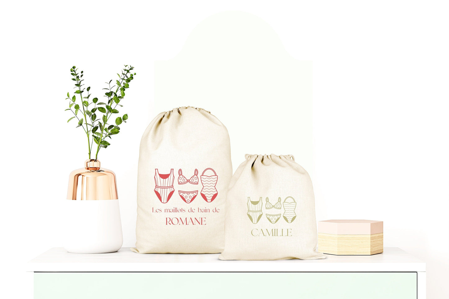 Sac de Rangement pour Sous-Vêtements et maillots de bain - Pochette Range-Sous-Vêtements personnalisé