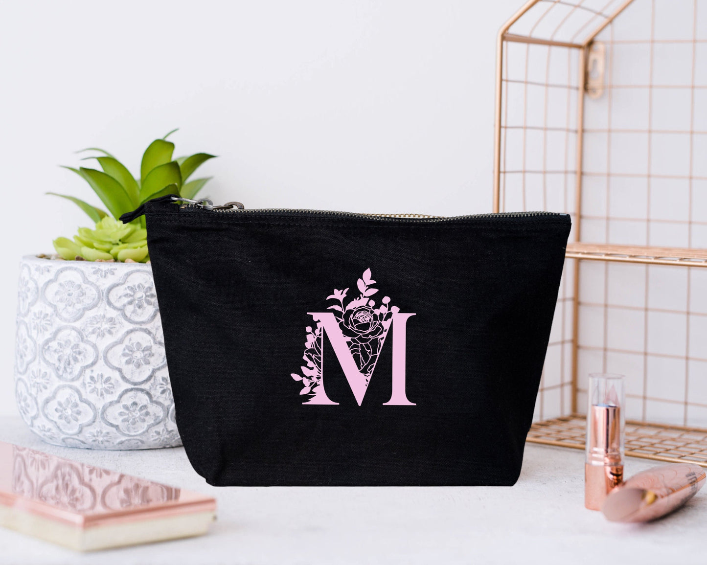 Trousse de maquillage personnalisée, Cadeau marraine, Idée cadeau maman personnalisé