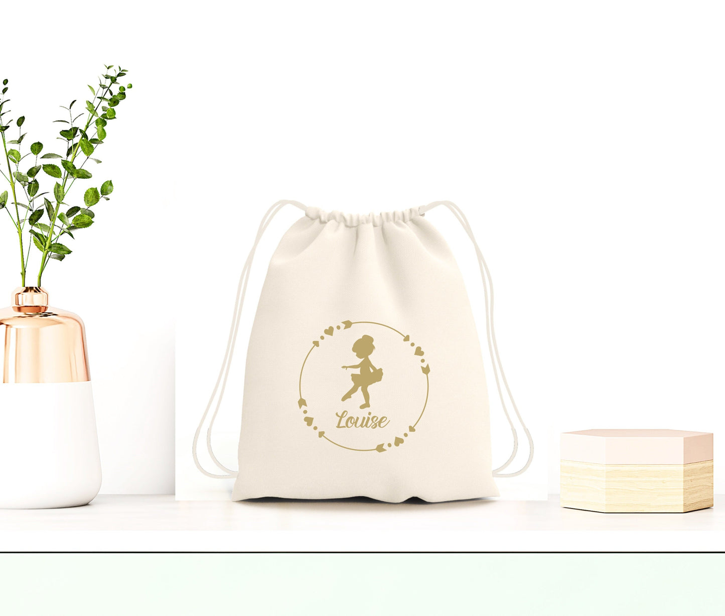 Sac à dos enfant, Sac enfant personnalisé, Sac danse, Sac à dos à cordon