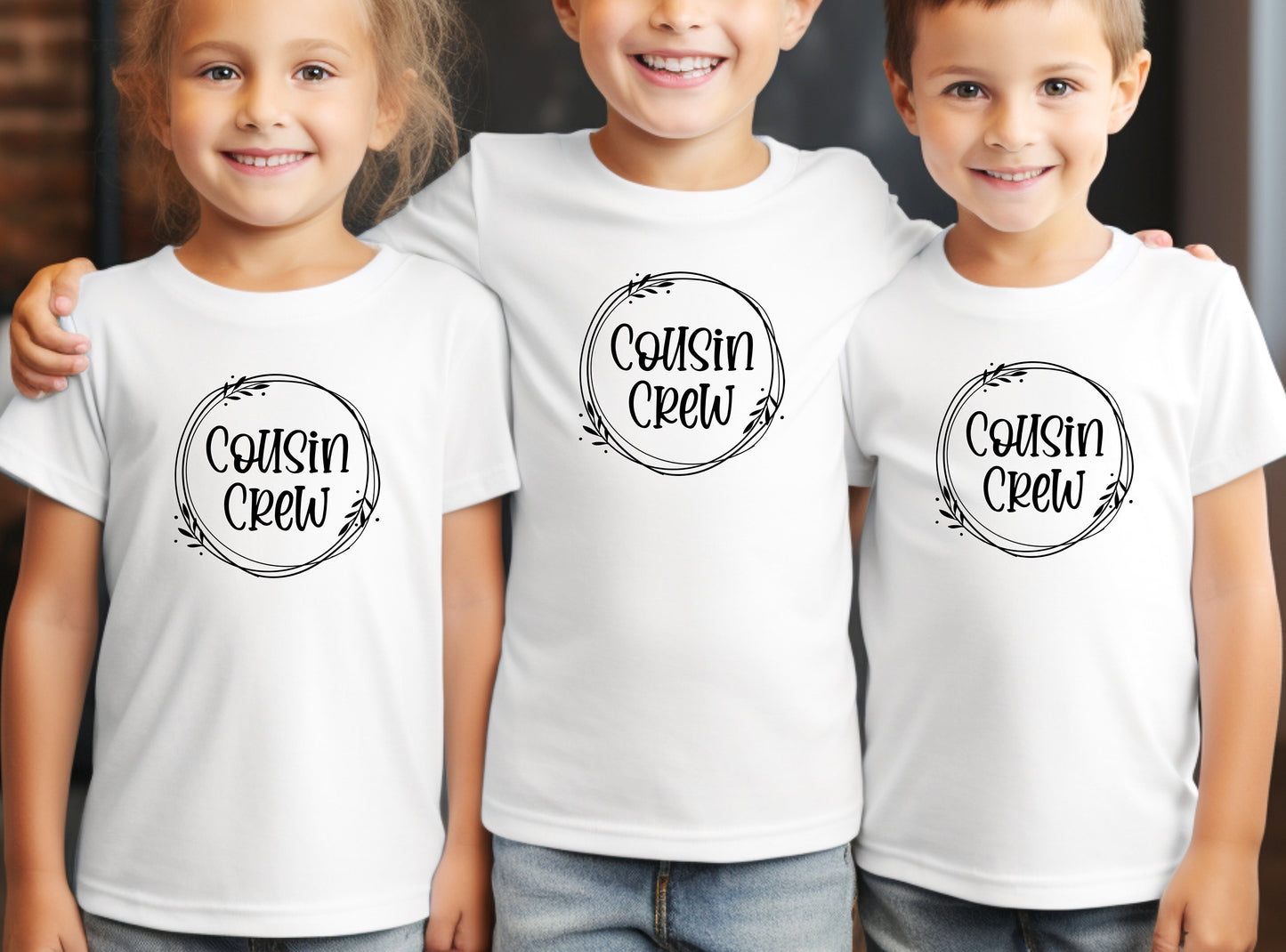 T-Shirt Famille Cousin Crew, réunion de famille, cousinade, tshirt cousins assortis, cadeau cousin, matching tshirts