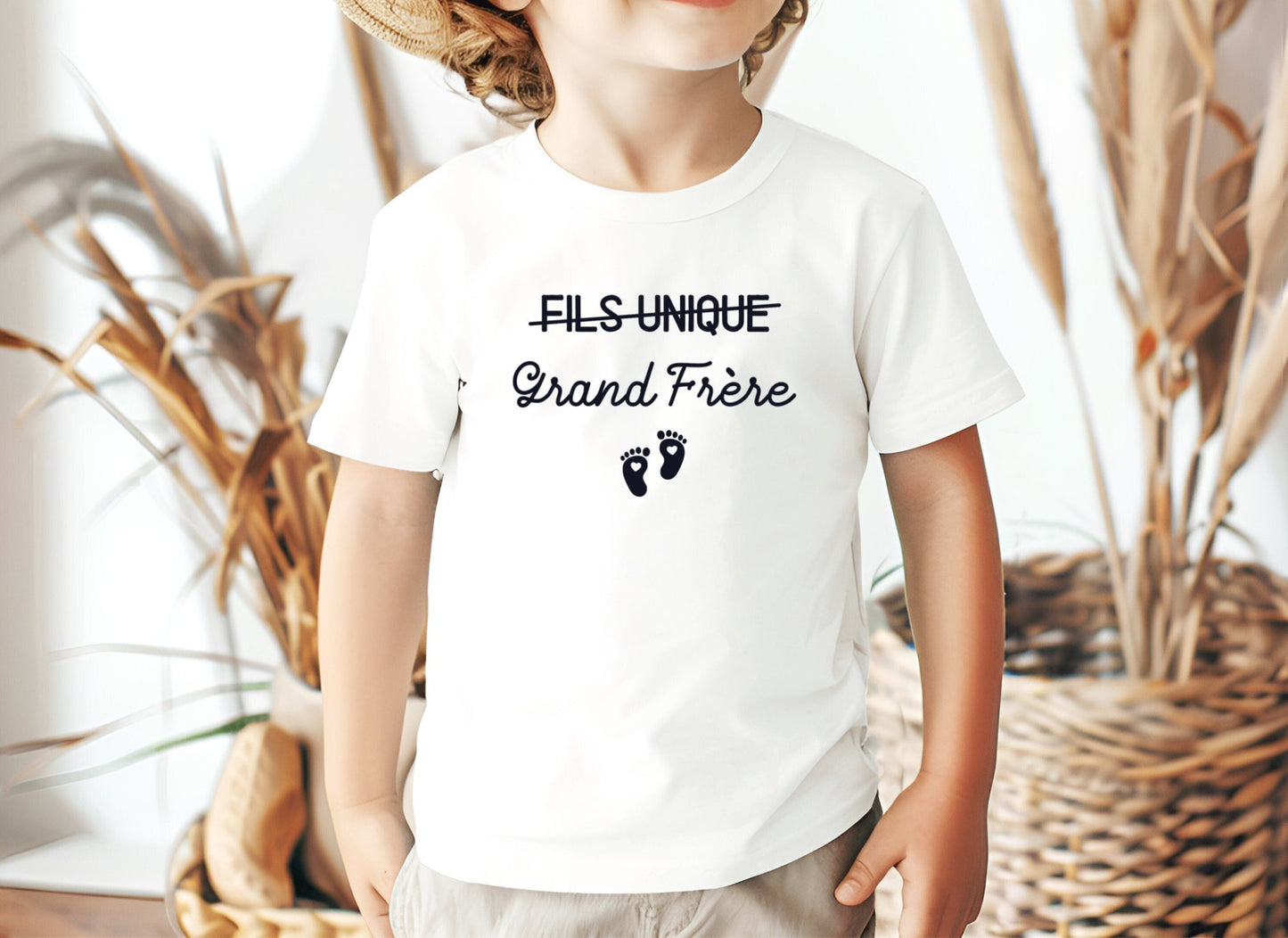 T-shirt futur grand frère personnalisable, Annonce grossesse
