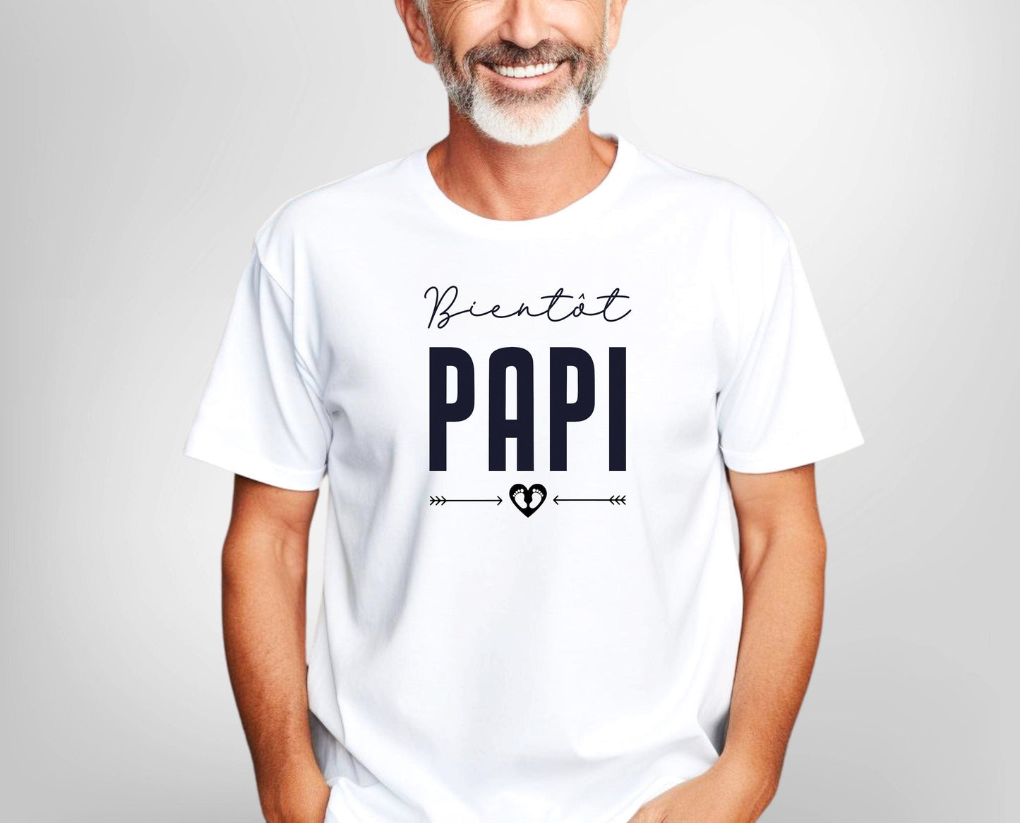 T-shirt annonce grossesse, T-shirt pour grand père