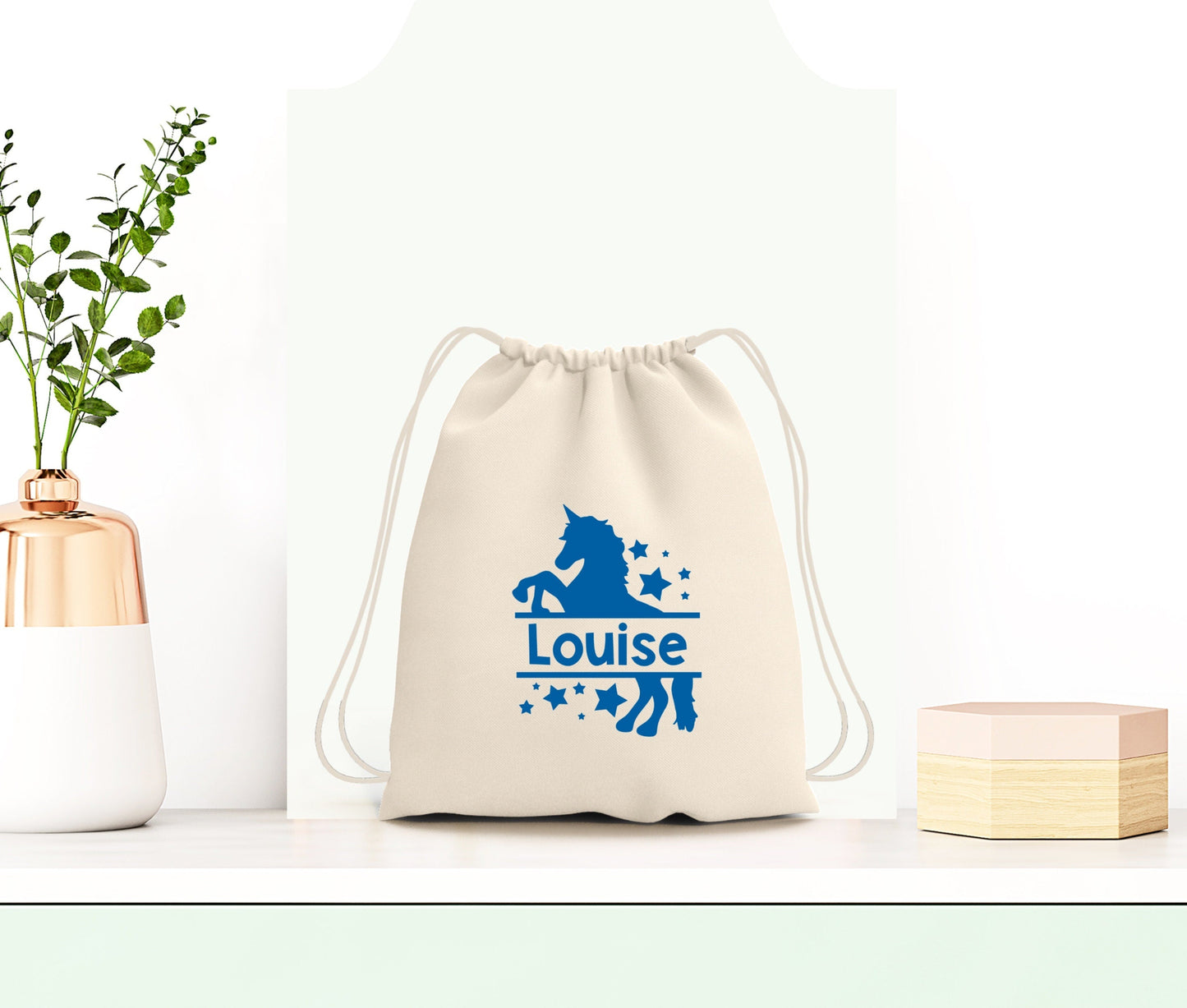 Sac à dos enfant, Sac enfant Licorne, Sac à dos à cordon