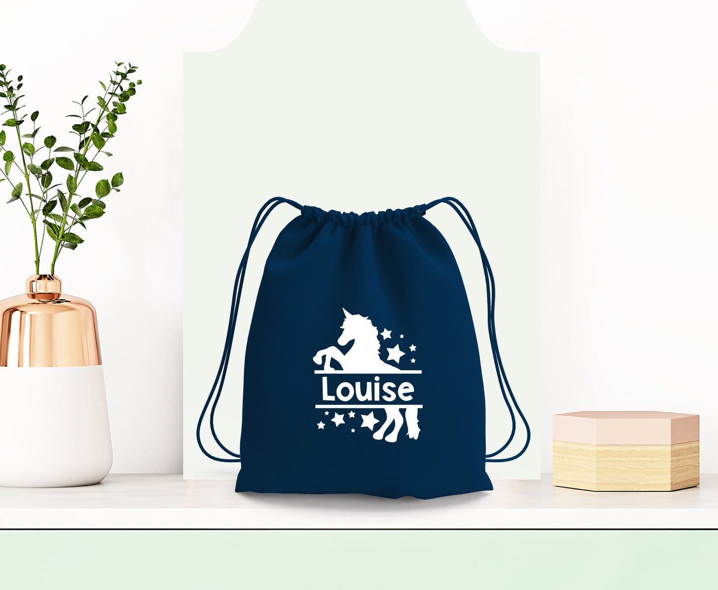 Sac à dos enfant, Sac enfant Licorne, Sac à dos à cordon