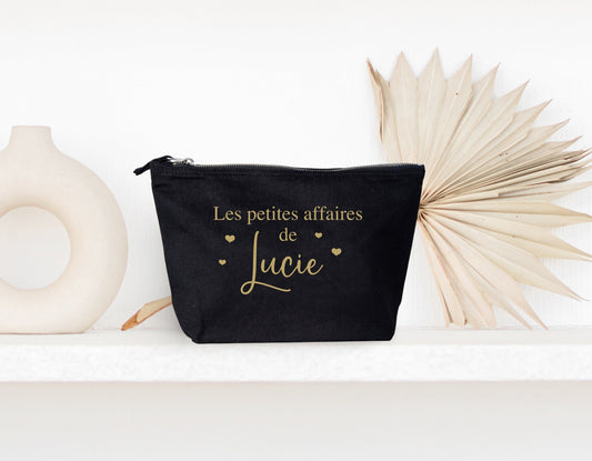 Pochette personnalisée, Trousse personnalisée, Trousse de maquillage personnalisée