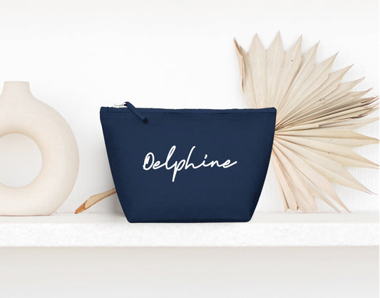 Trousse de maquillage personnalisée, Cadeau marraine, Idée cadeau maman personnalisé