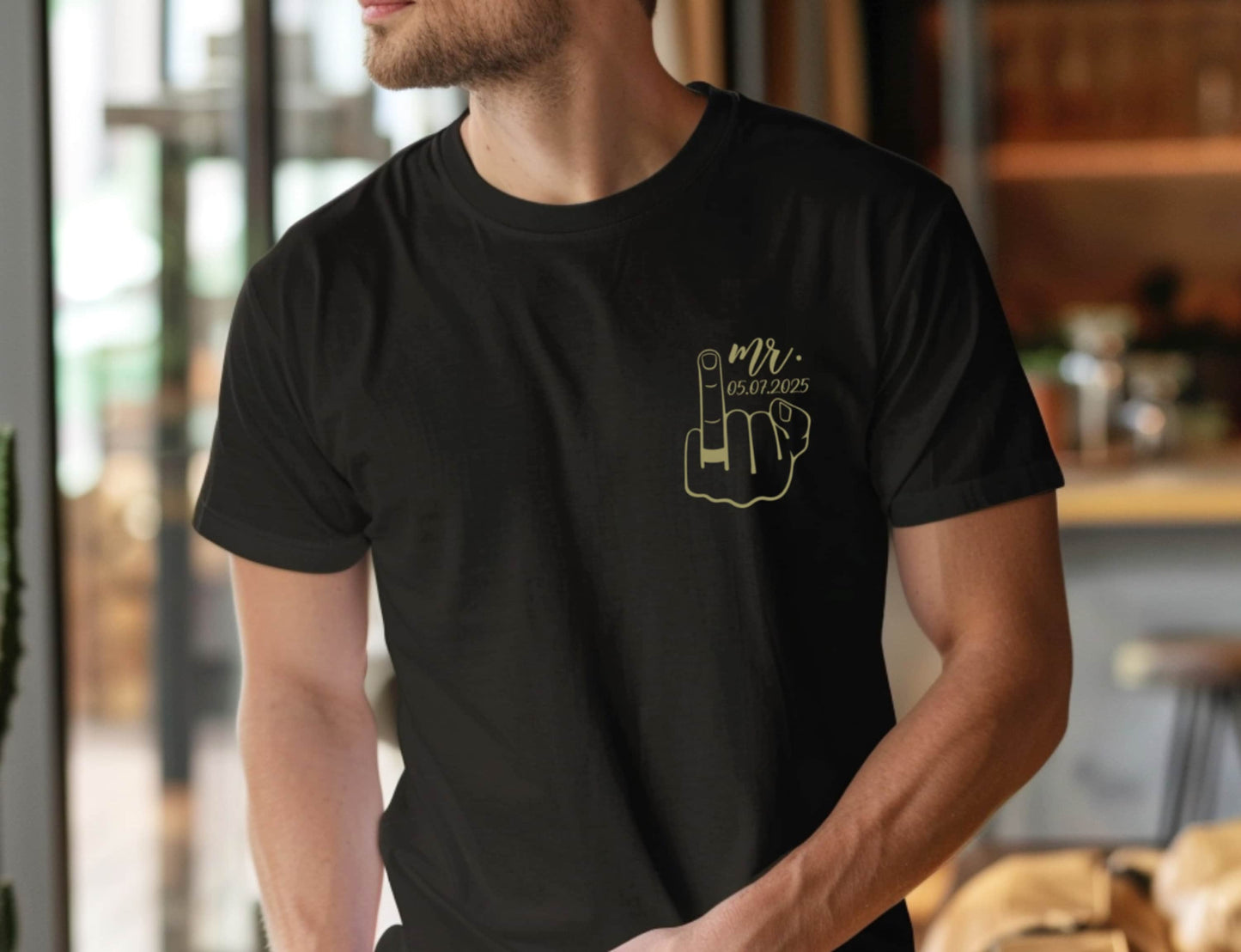 T-shirt EVG, Futur marié, Fiançailles homme, Cadeau de mariage