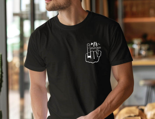 T-shirt EVG, Futur marié, Fiançailles homme, Cadeau de mariage