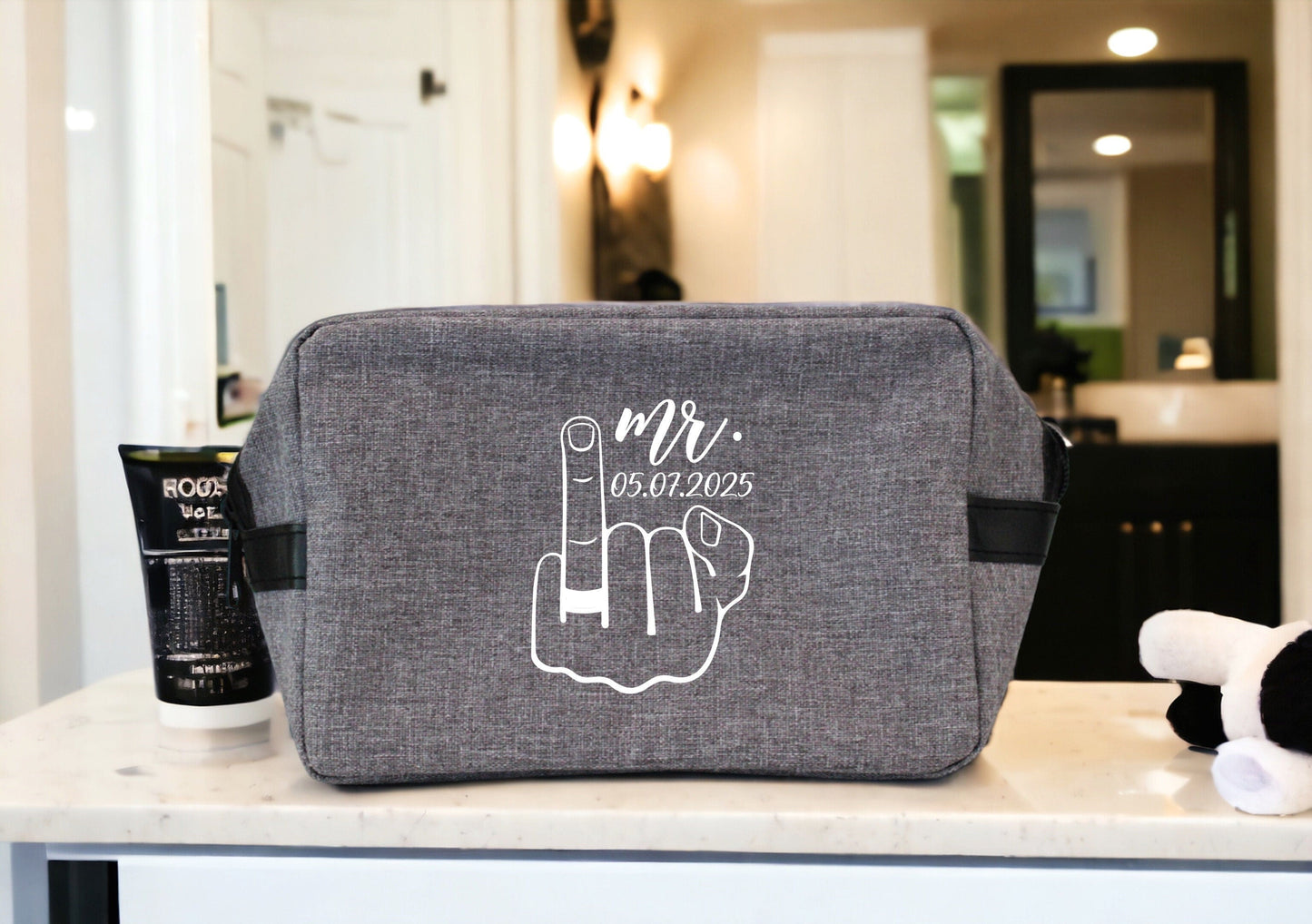 Trousse Toilette Homme, Cadeau mariage personnalisé, Accessoire marié, Trousse de mariage