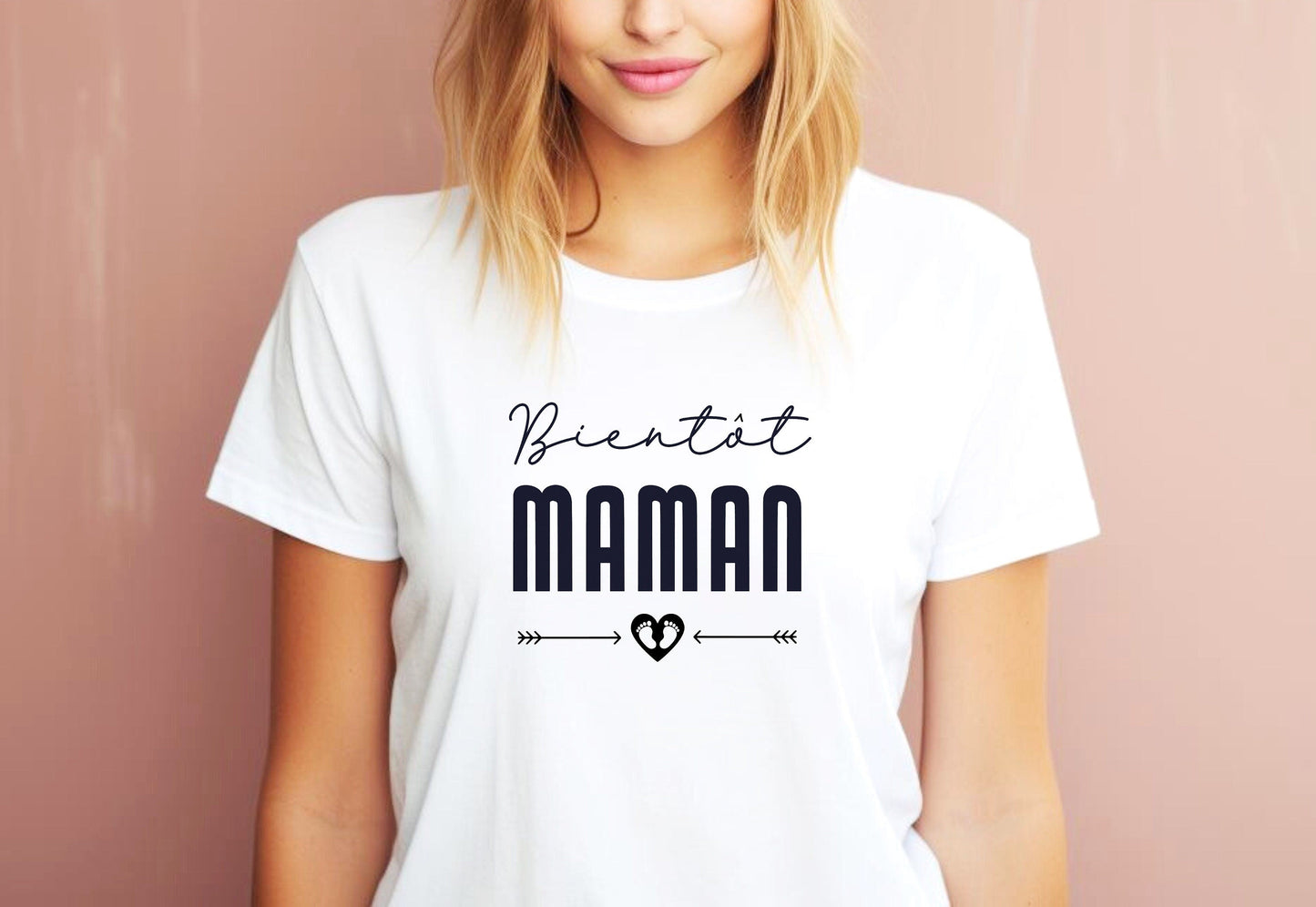 T-shirt annonce grossesse maman, Bientôt maman, Annonce grossesse