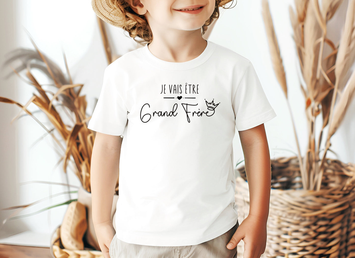 T-shirt futur grand frère, Annonce grossesse, Bientôt grand frère, T-shirt enfant je vais être grand frère