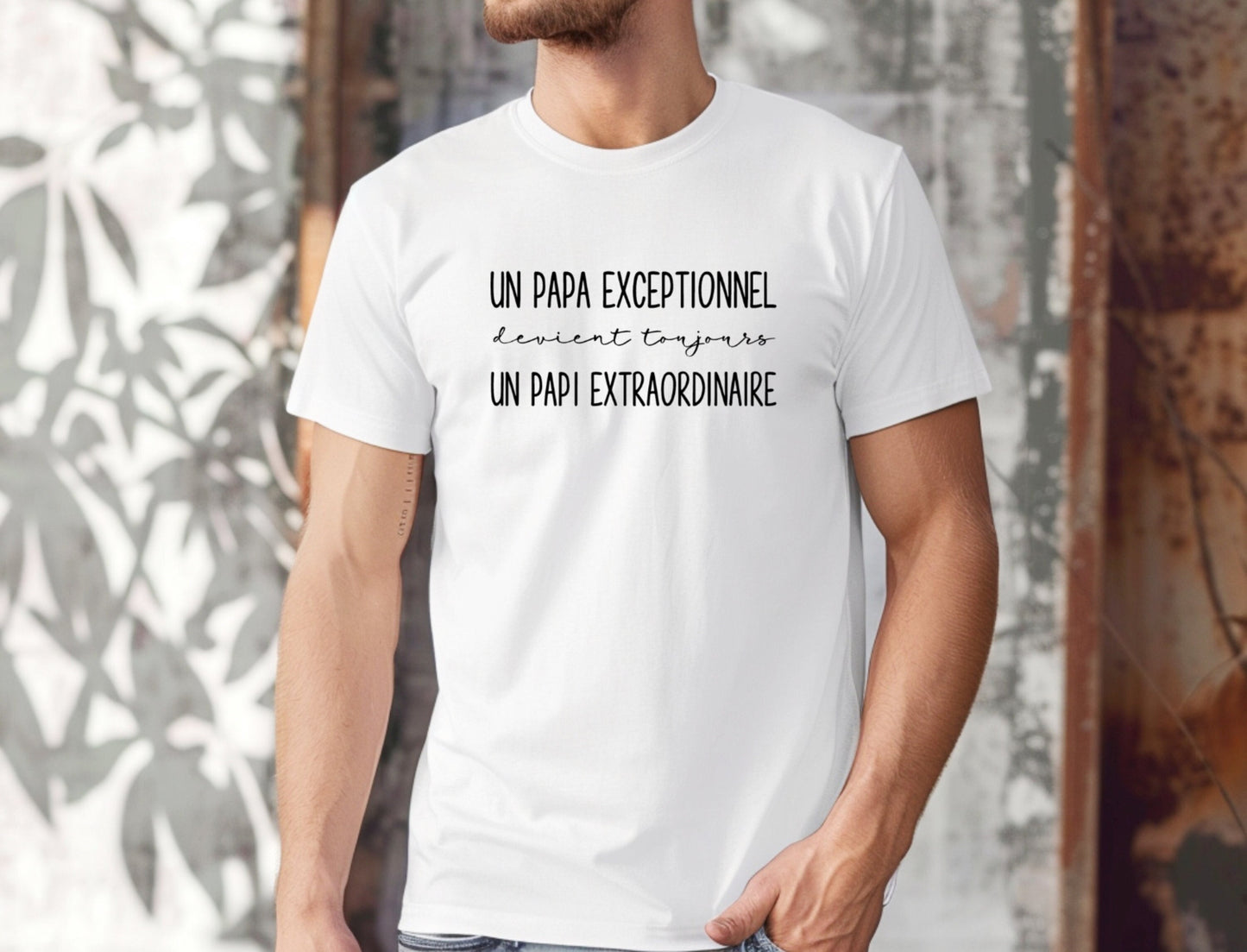 T-shirt annonce grossesse, T-shirt pour grand père