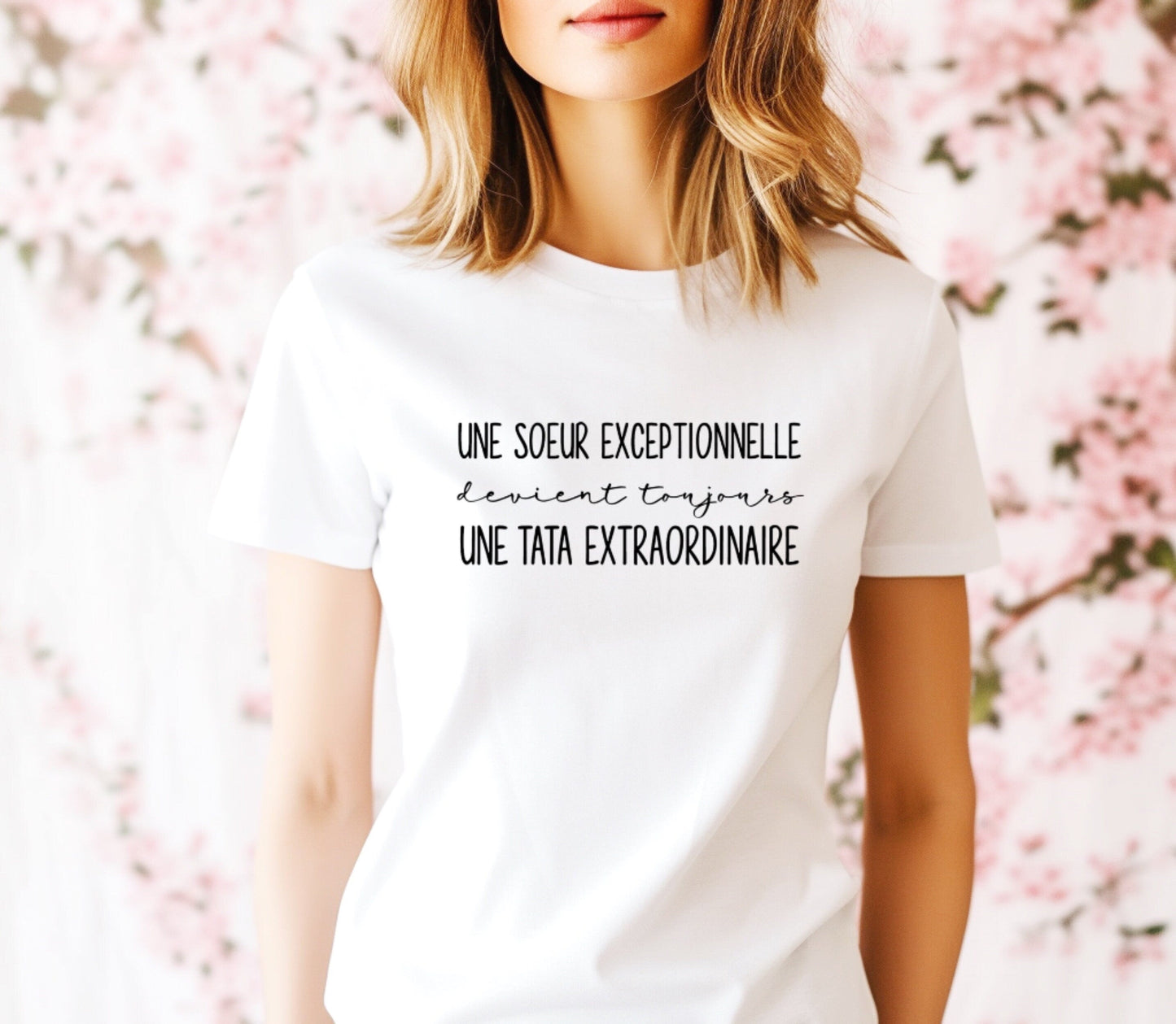 T-shirt annonce grossesse, Bientôt Tata, Idée cadeau naissance