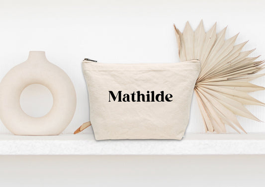 Pochette personnalisée, Trousse personnalisée, Trousse de maquillage personnalisée