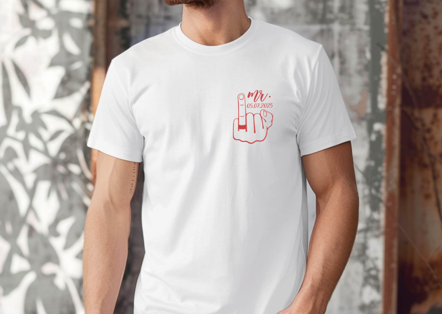 T-shirt EVG, Futur marié, Fiançailles homme, Cadeau de mariage