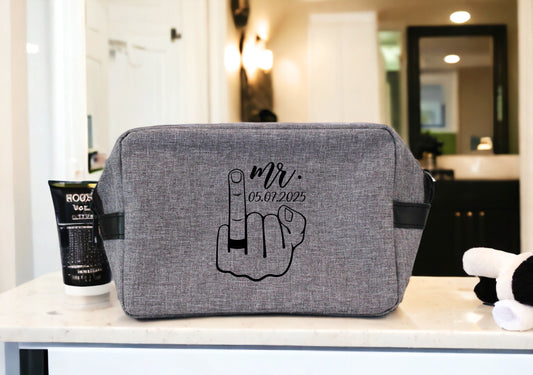 Trousse Toilette Homme, Cadeau mariage personnalisé, Accessoire marié, Trousse de mariage