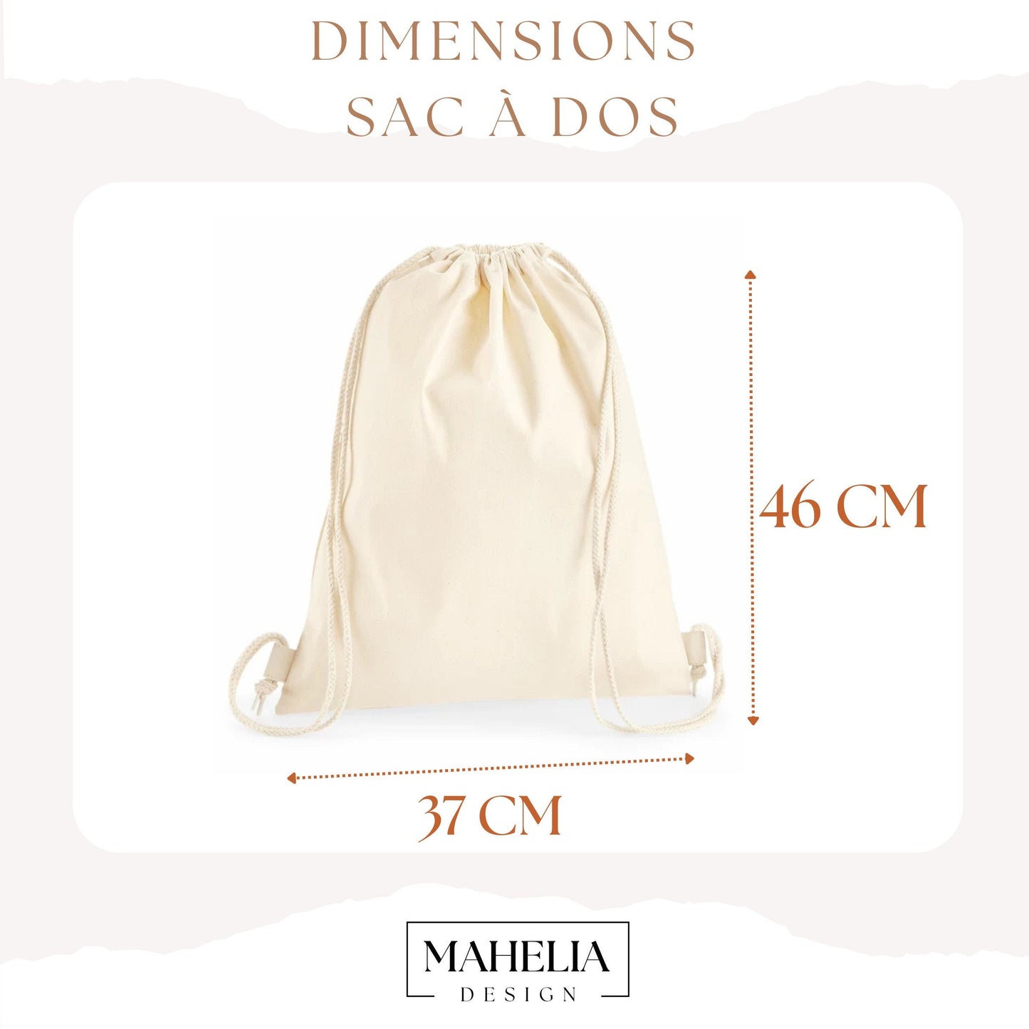 Sac de sport enfant personnalisable, Sac à dos à cordon, Sac enfant prénom, Sac basket