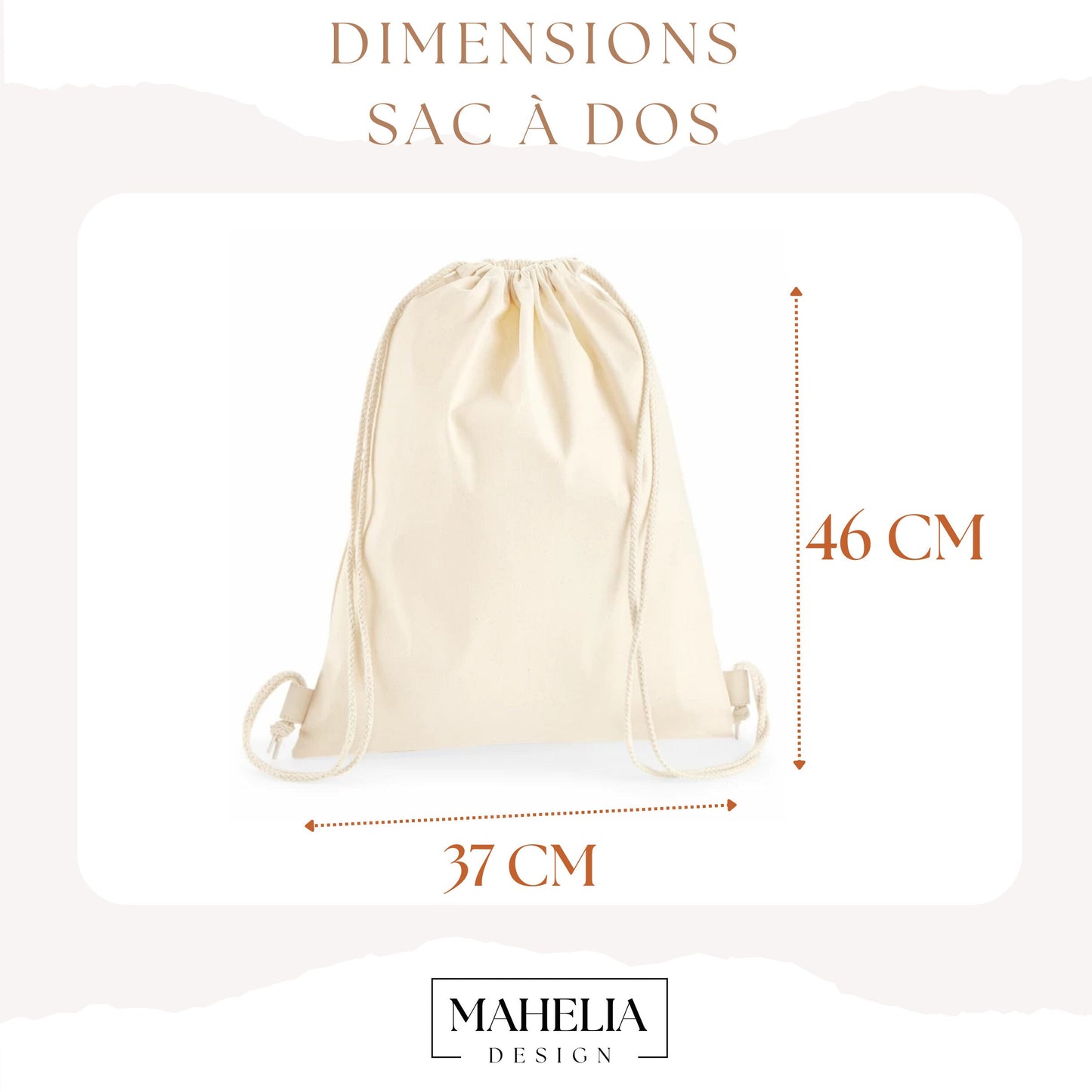 Sac à dos enfant, Sac à dos enfant personnalisé maternelle, Sac enfant lapin, Sac à dos à cordon