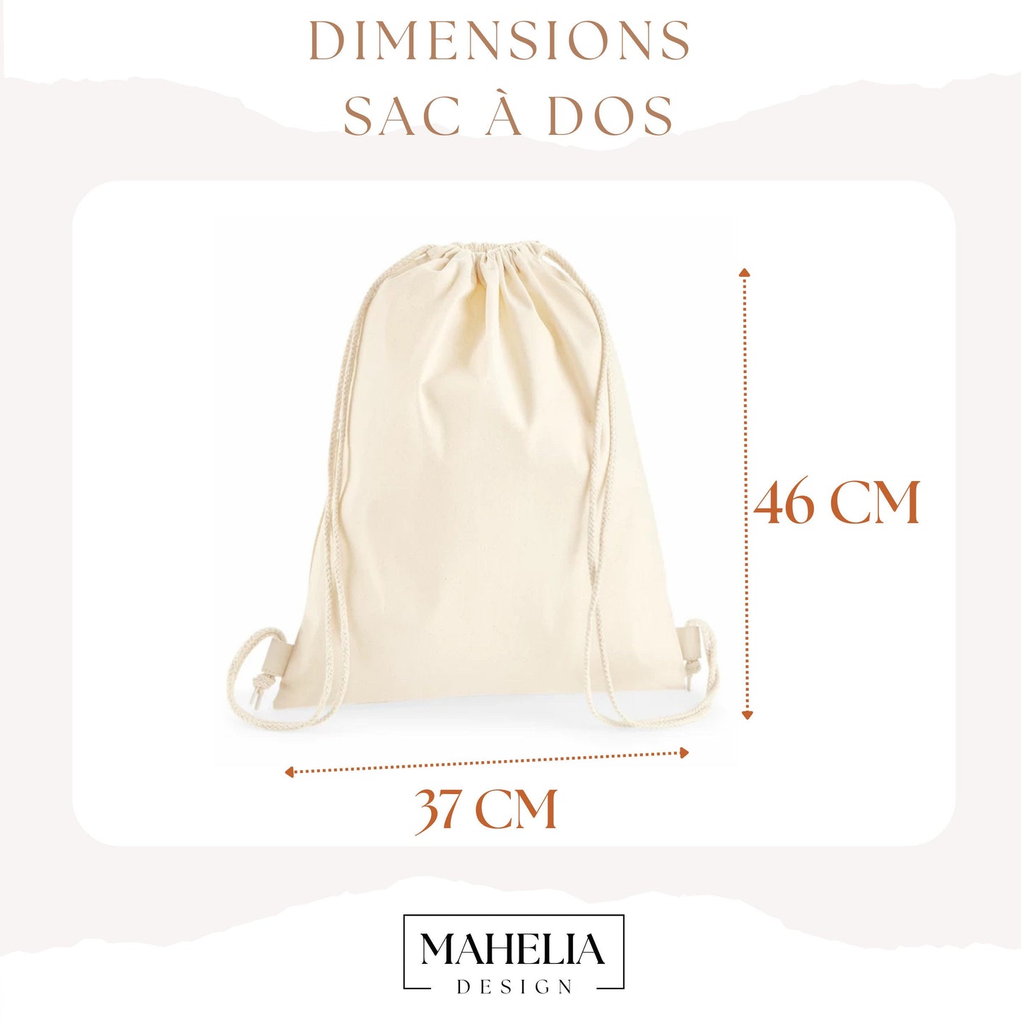 Sac à dos enfant, Sac à dos enfant personnalisé maternelle, Sac à dos à cordon