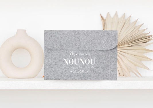 Housse personnalisé en feutrine, Housse ordinateur, Porte-documents, Pochette en feutre