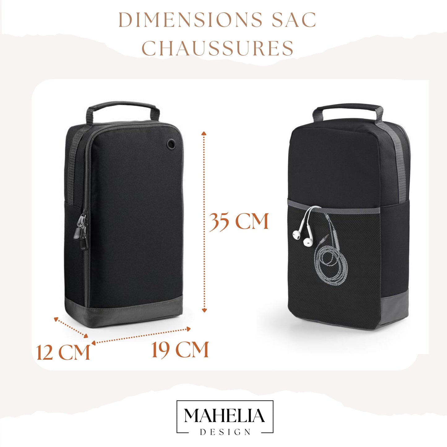 Sac chaussures, Sac chaussures de golf, Sac chaussure voyage