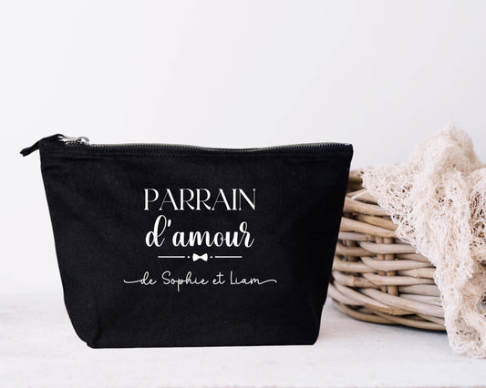 Trousse personnalisé, Cadeau Parrain, Cadeau personnalisé, Accessoire homme,