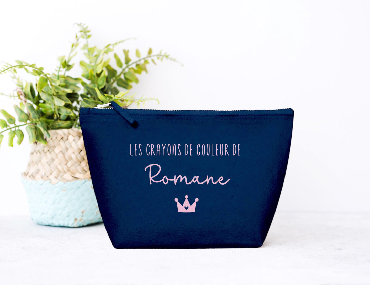 Trousse crayons de couleur personnalisée, Trousse école, Cadeau rentrée scolaire