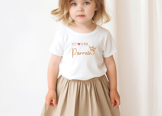 Cadeau de naissance personnalisé, Cadeau Parrain, Body personnalisé